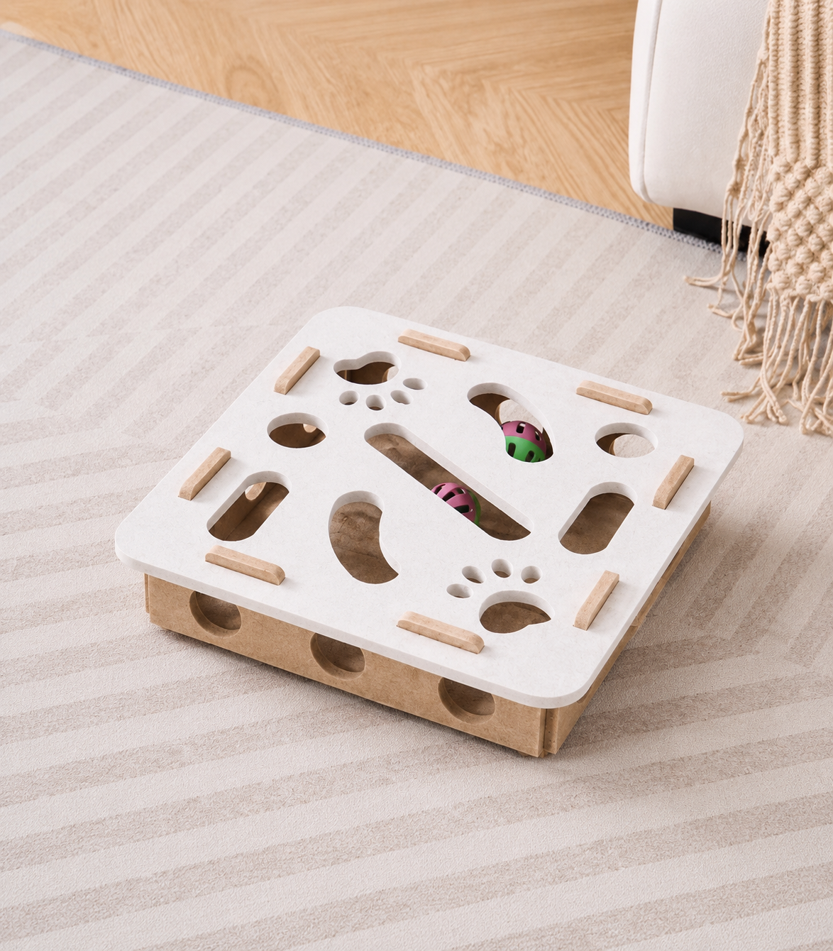 Jouet puzzle interactif pour chat