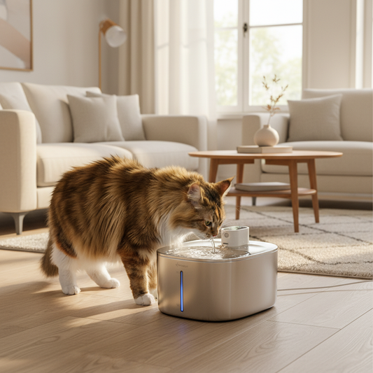 Fontaine à eau pour chat et chien : pourquoi en choisir une ?
