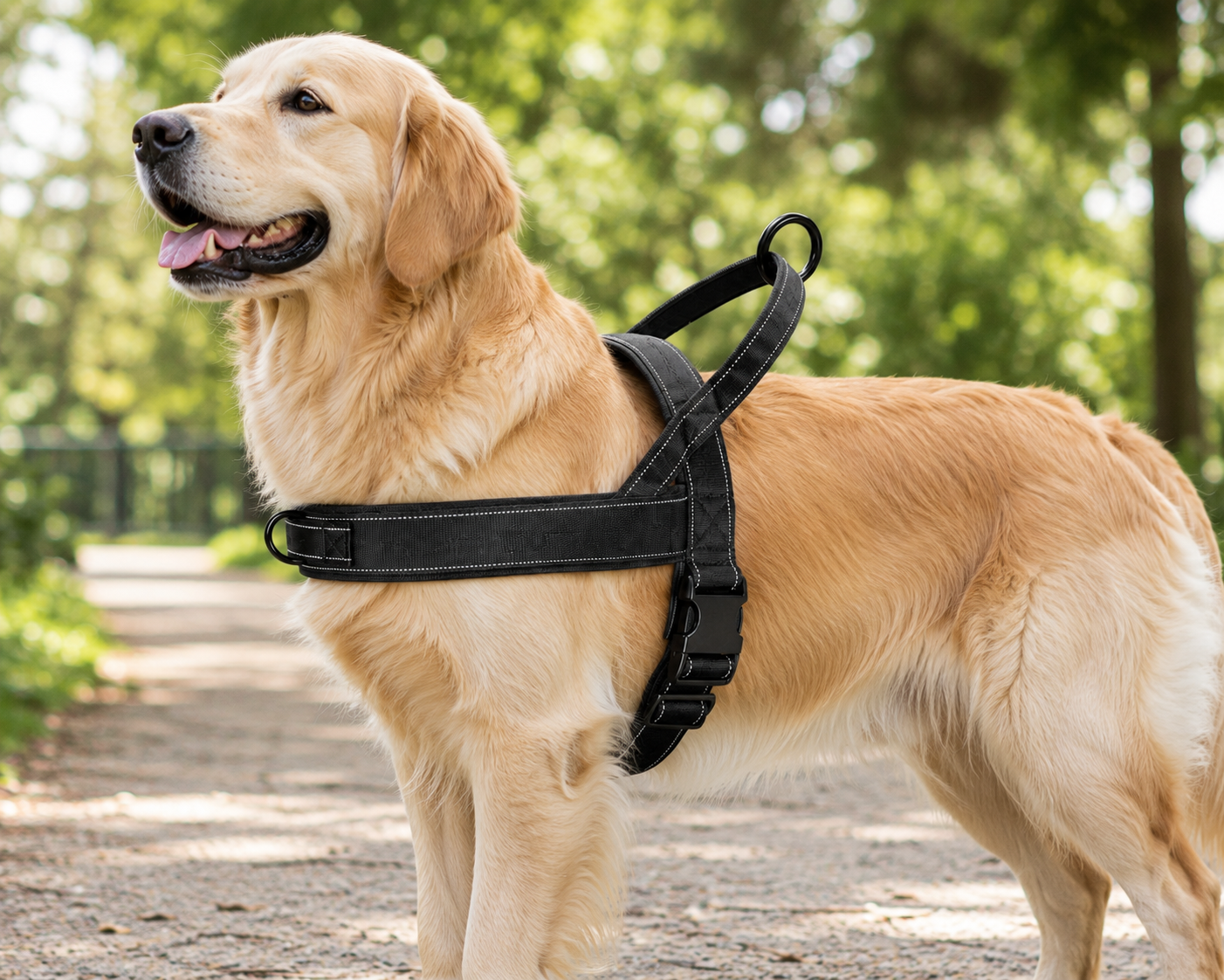 Harnais tactique anti-traction pour chien