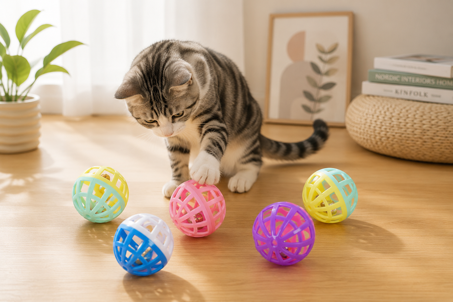 Jouet puzzle interactif pour chat