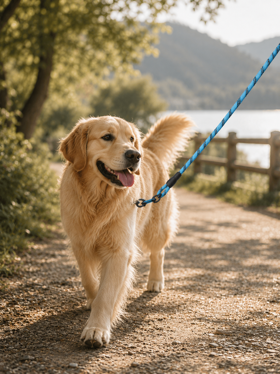 Laisse pour chien ultra résistante réfléchissante