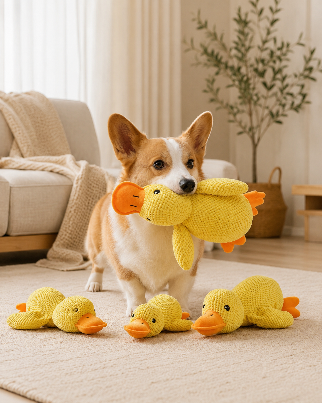 Peluche canard