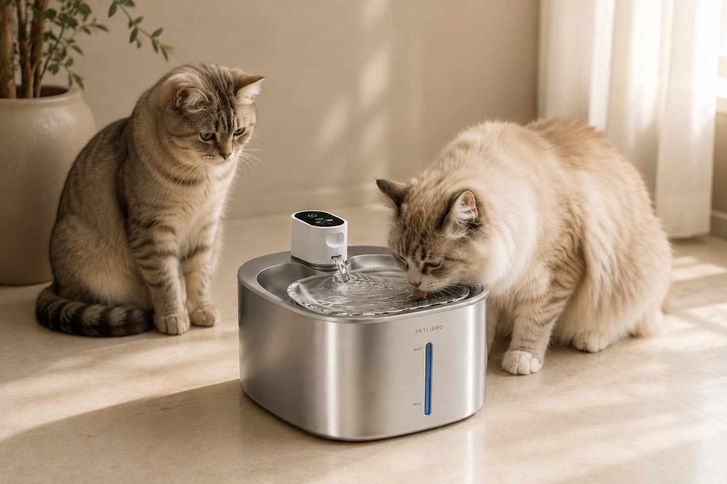 La Source Pattes Agua – Fontaine à eau silencieuse