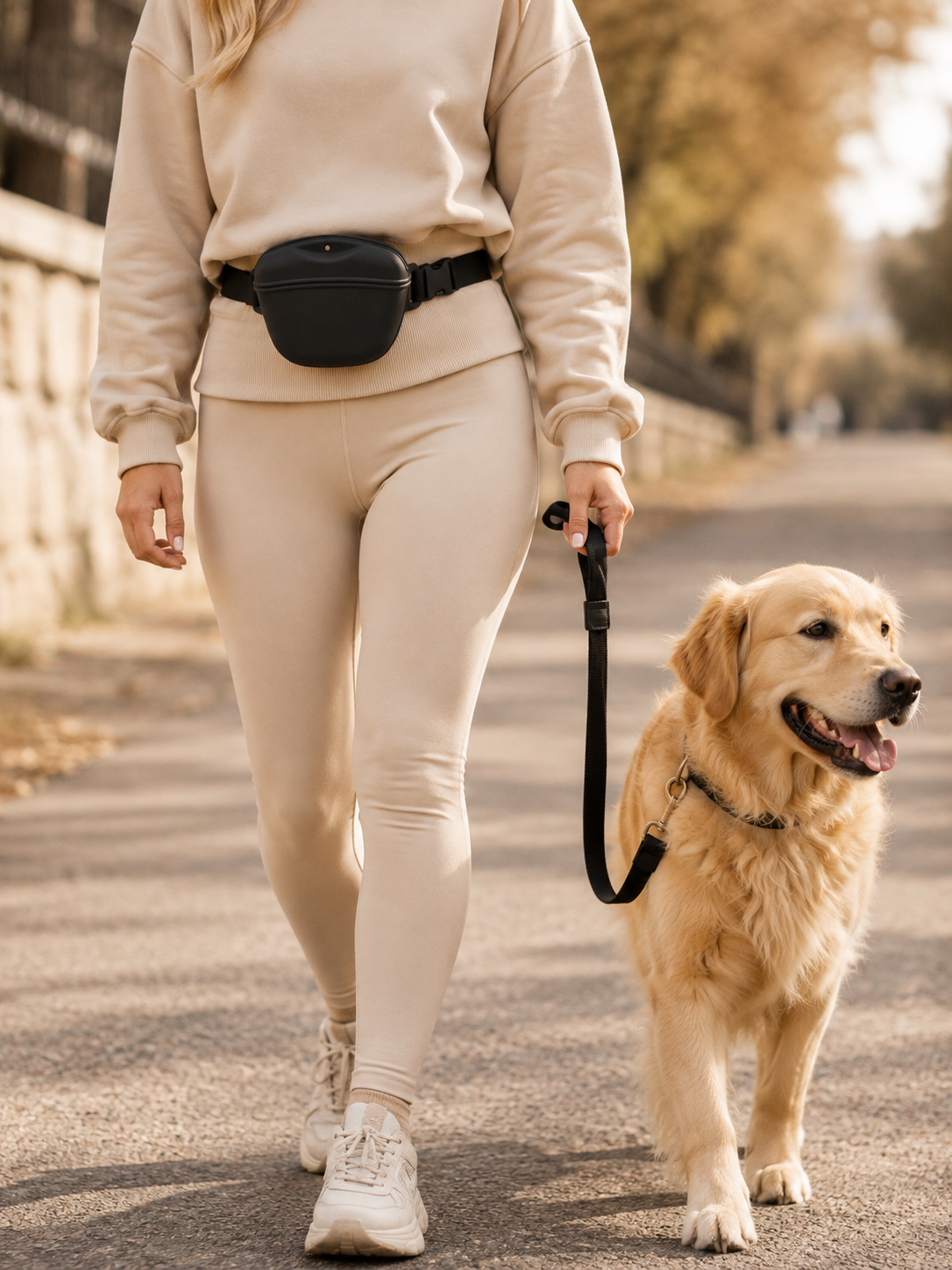 Sac à friandises en silicone pour chien – Pochette d’entraînement étanche