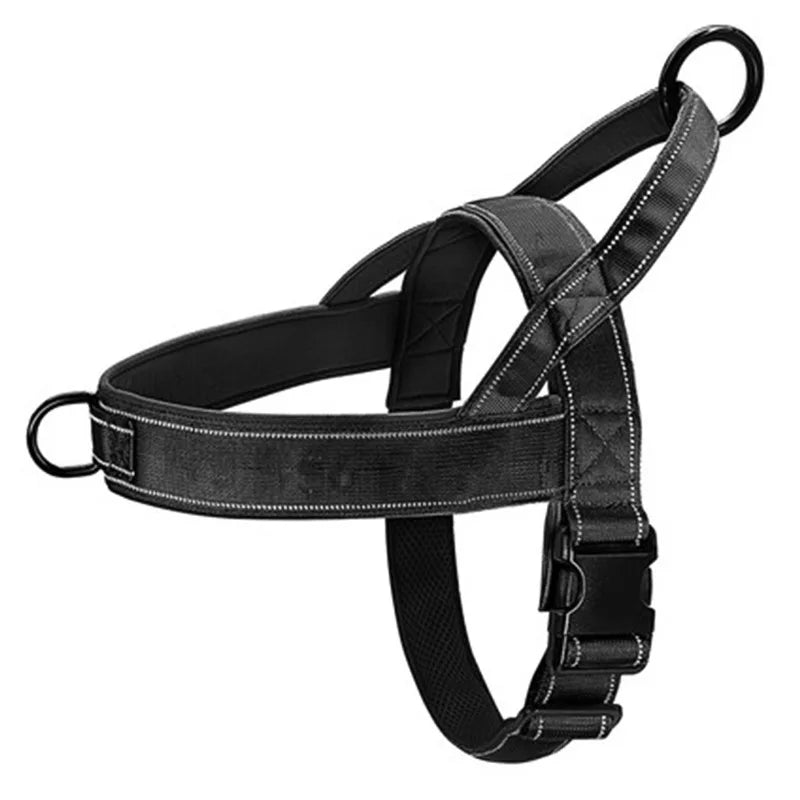 Harnais tactique anti-traction pour chien