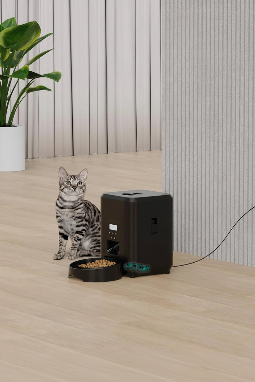 Distributeur Automatique de Croquettes | Programmable & Anti-Glouton