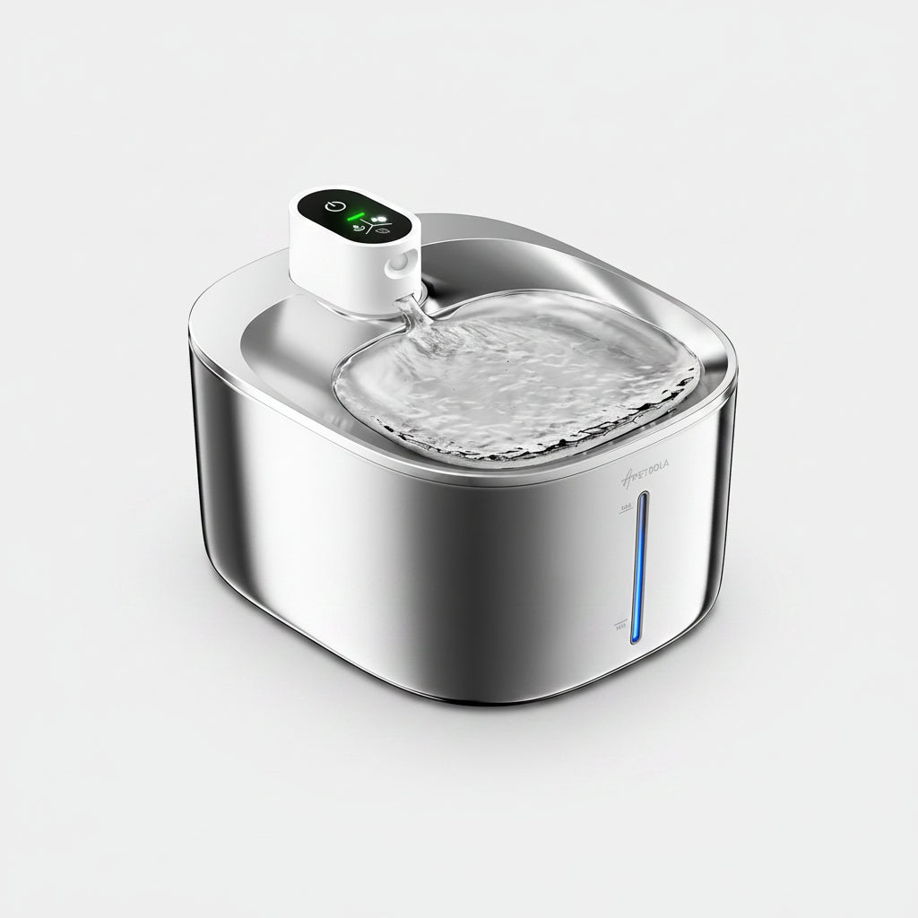 Fontaine à Eau Sans Fil  pour Chats et Chiens - Distributeur Automatique d'Eau